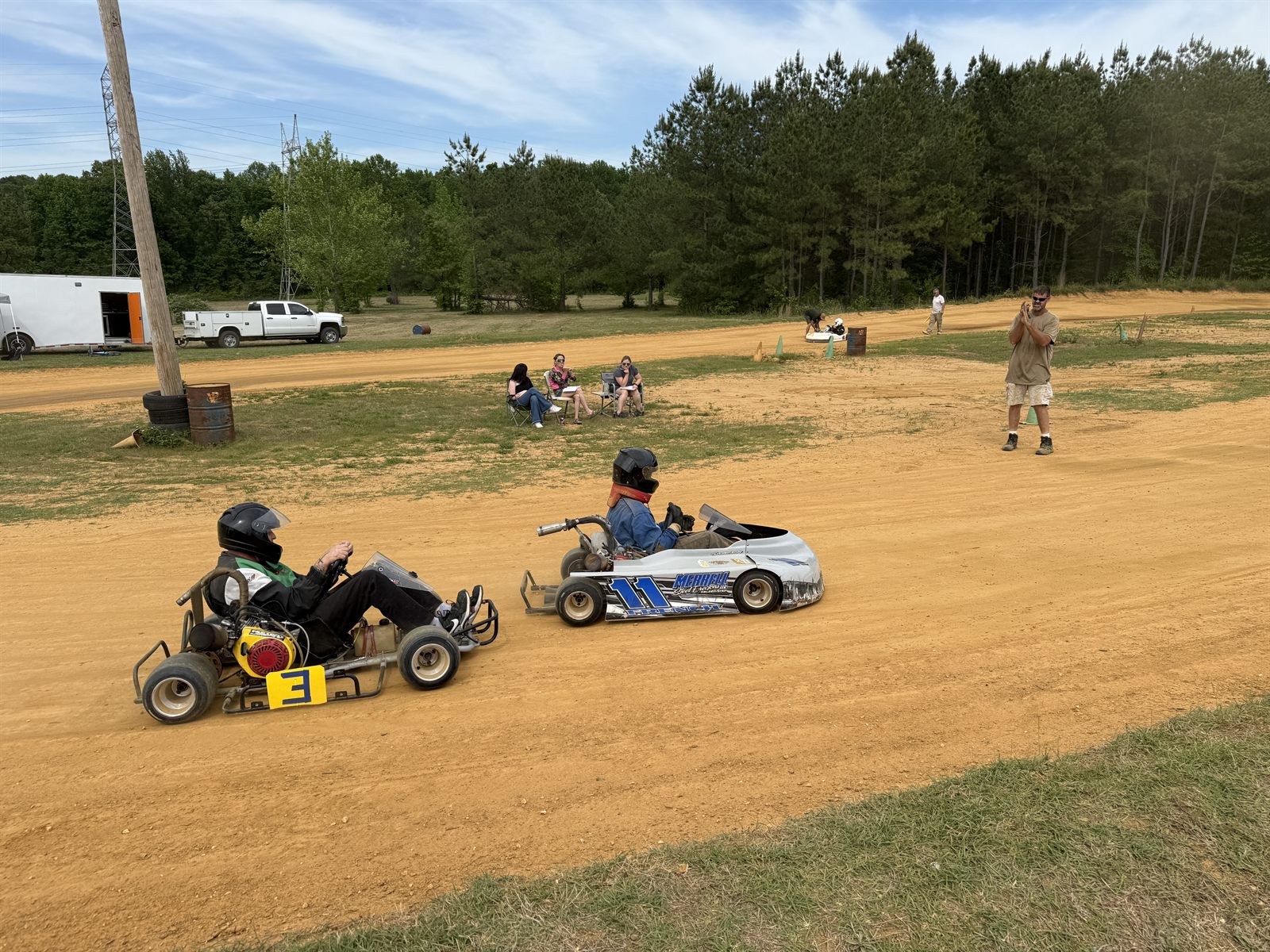 Wheel to wheel racing