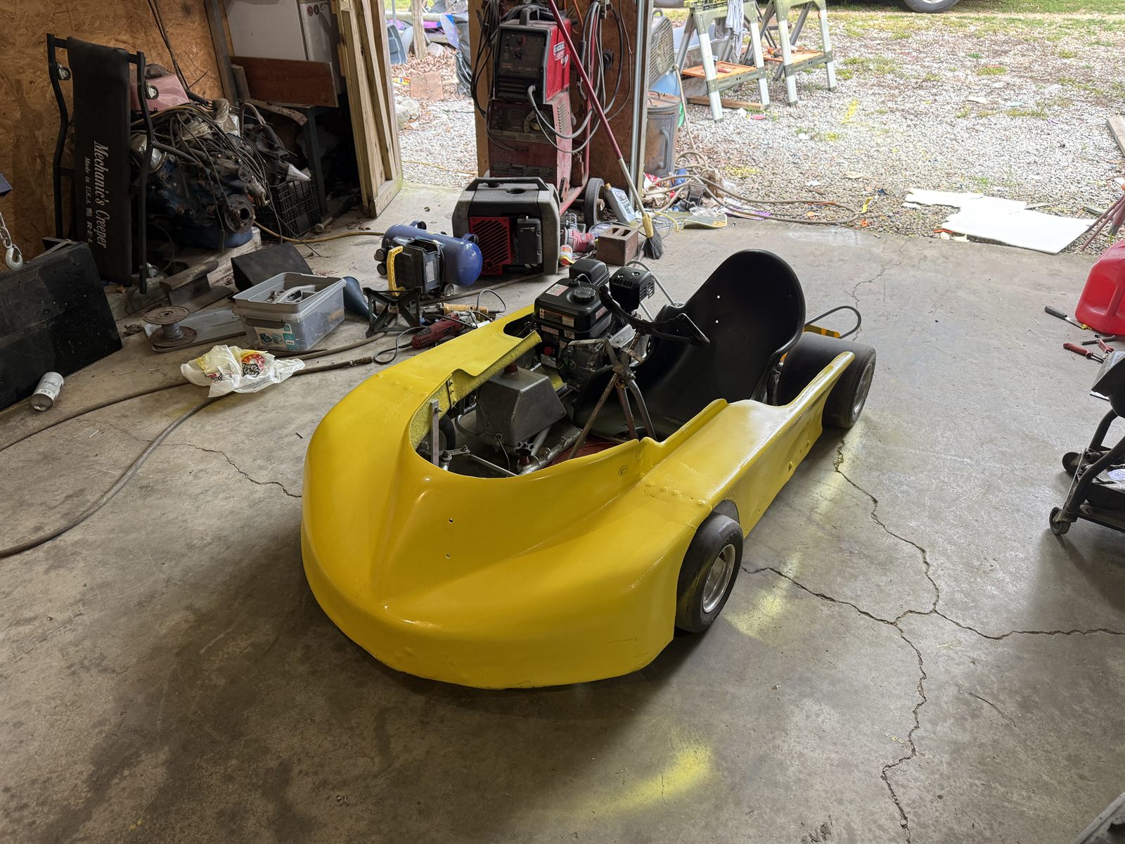 Kart in the shop